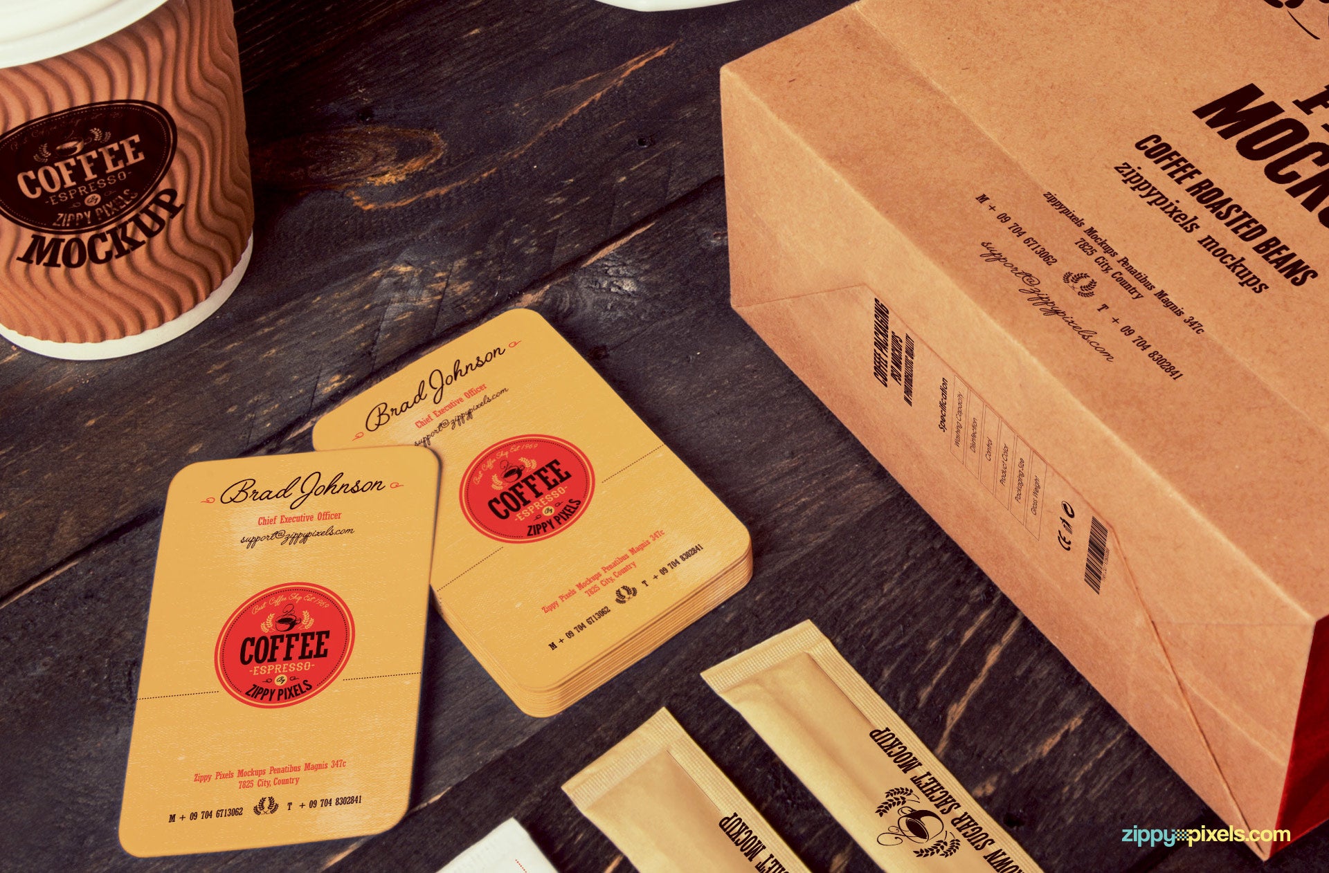 Coffee Branding Mockup