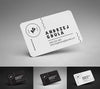 Rounded Business Card Mockups 3 Views