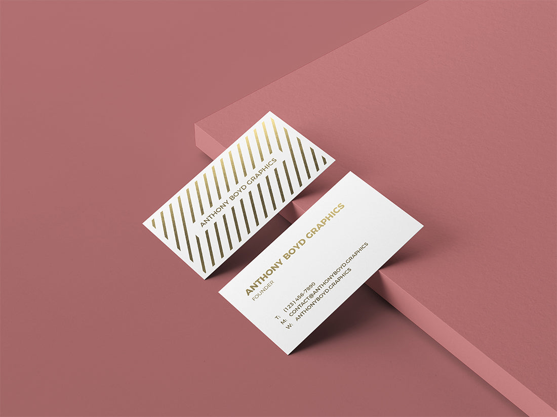 Business Cards Presentation Mockup