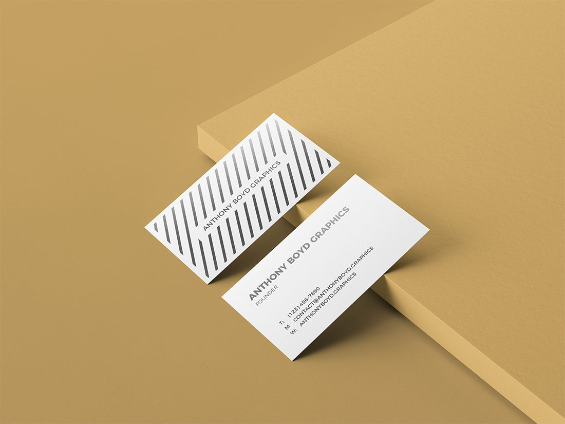 Business Cards Presentation Mockup