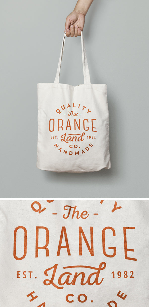 White Canvas Tote Bag MockUp