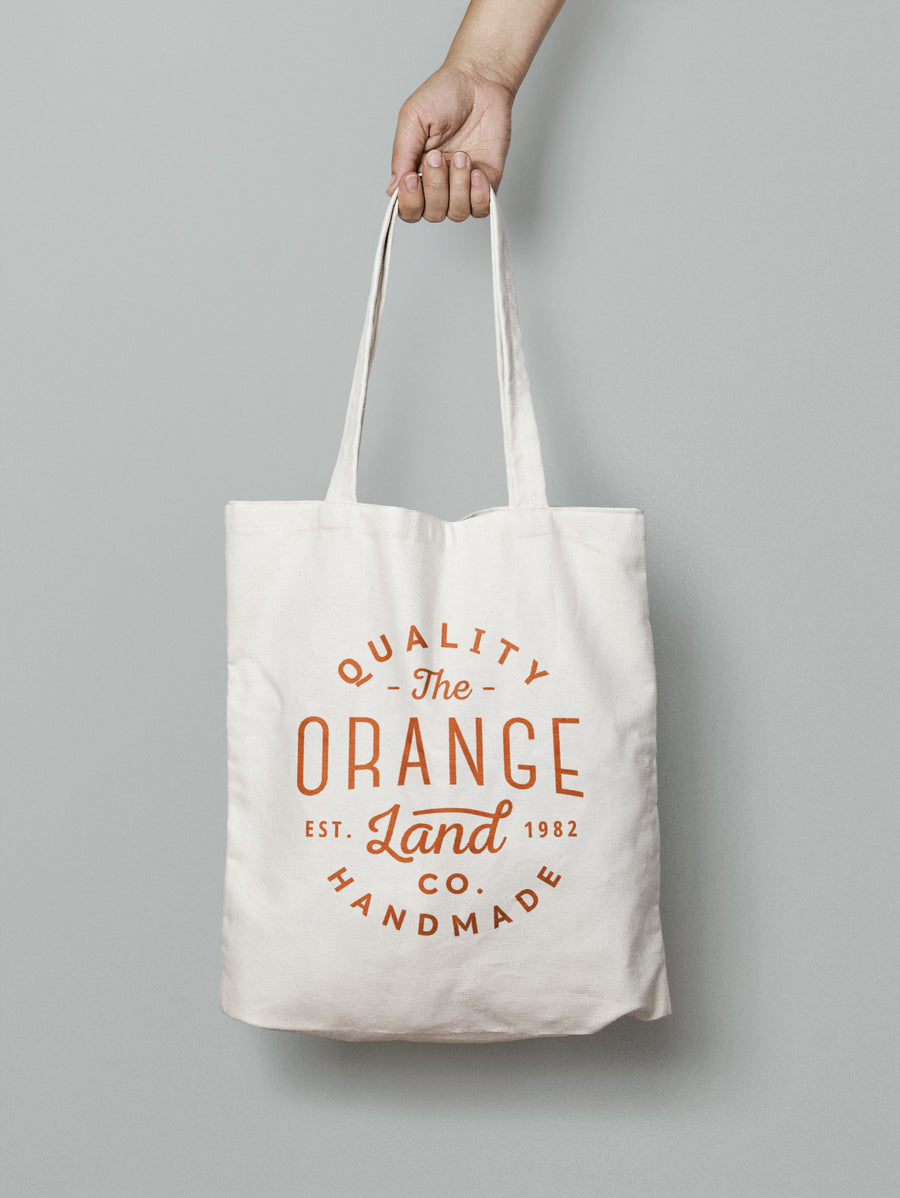 White Canvas Tote Bag MockUp