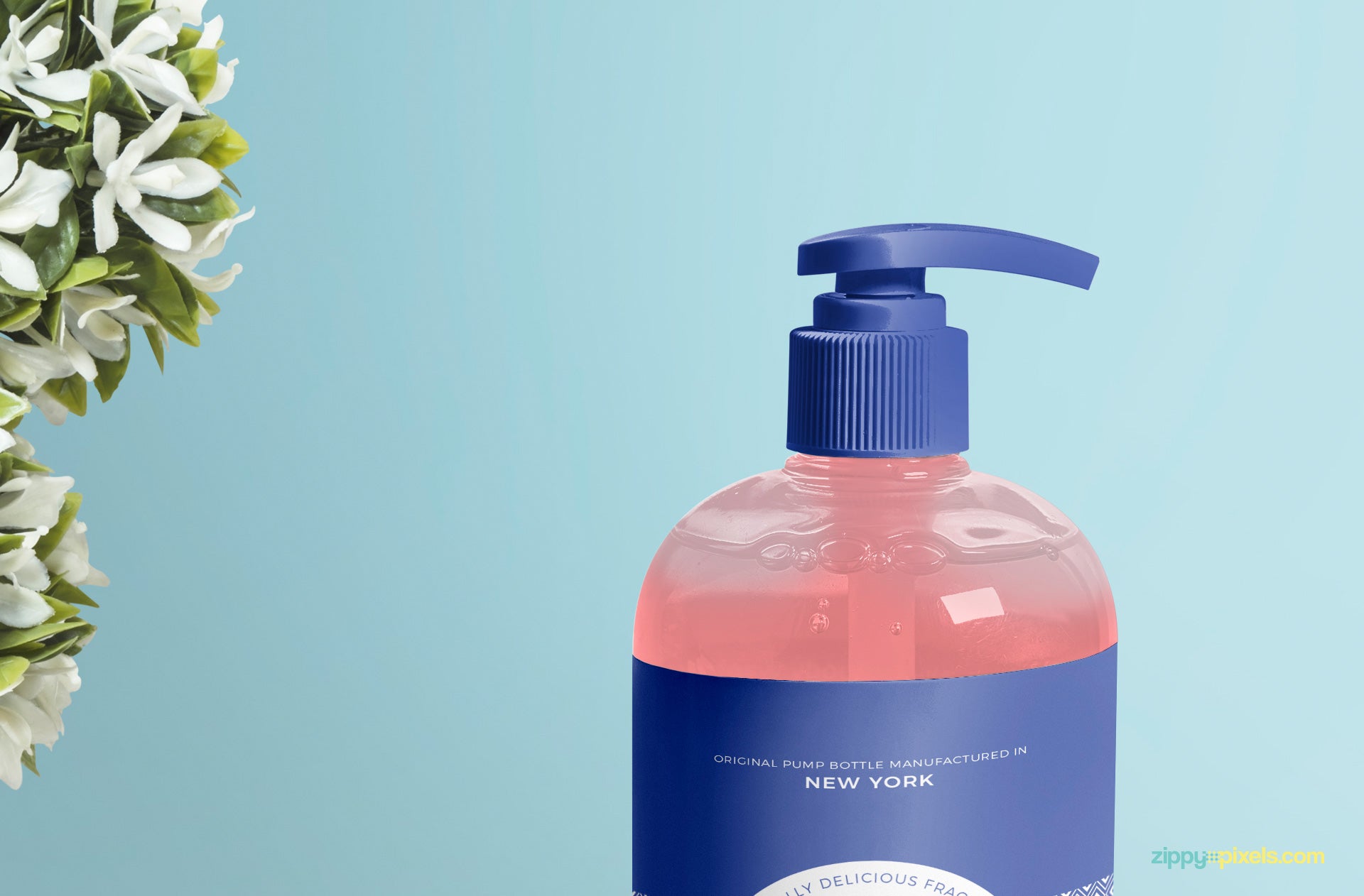 Dispenser Pump Bottle Mockup