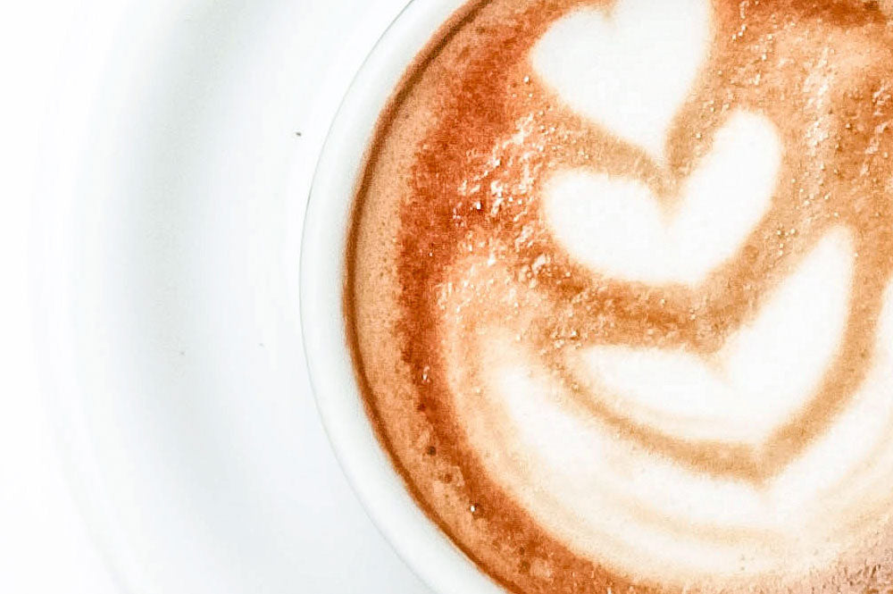 White Greeting Card Mockup on The Table