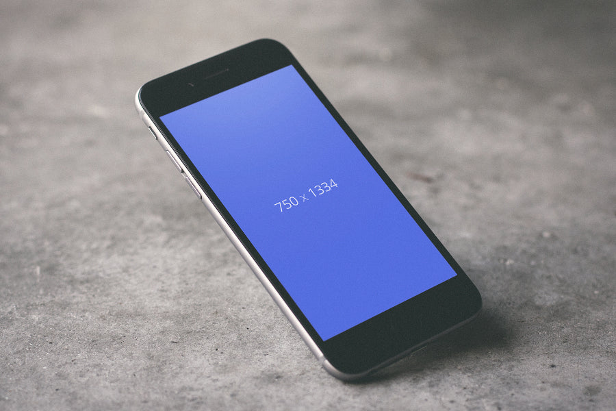 iPhone Floating Layers UI Mocku