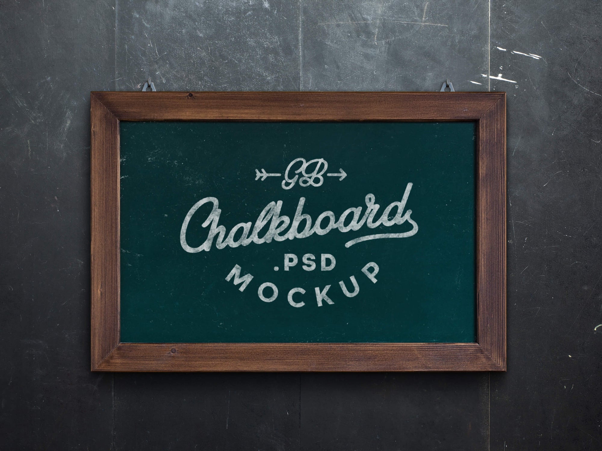 Chalkboard MockUp Frame PSD