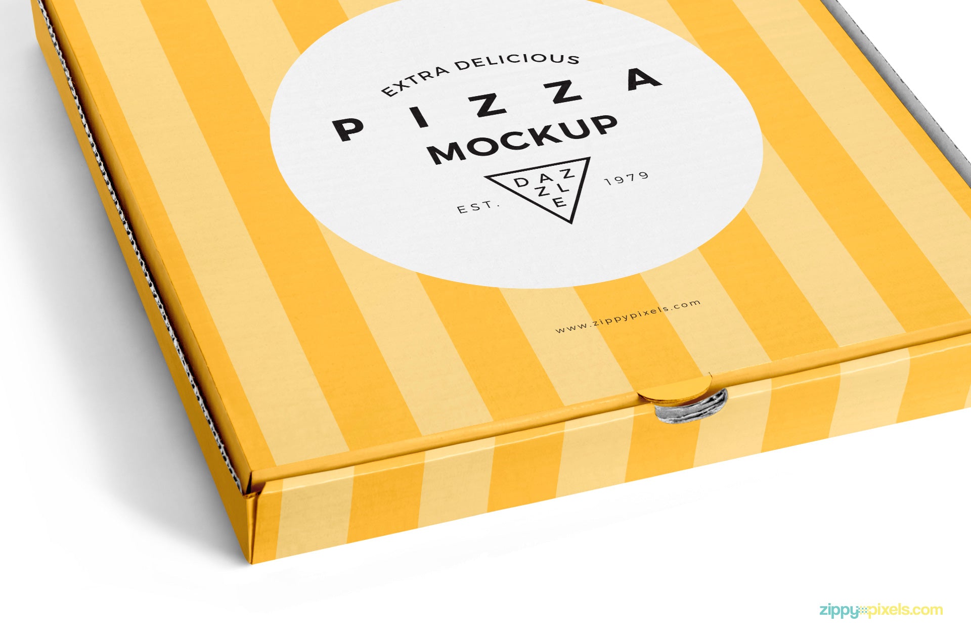 Delicious Pizza Box Mockup