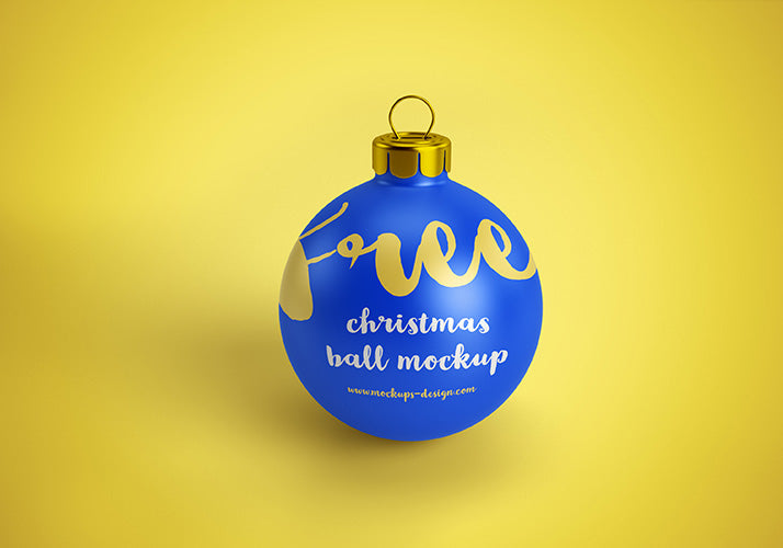 Clean Christmas Ball Mockups