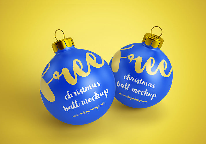 Clean Christmas Ball Mockups