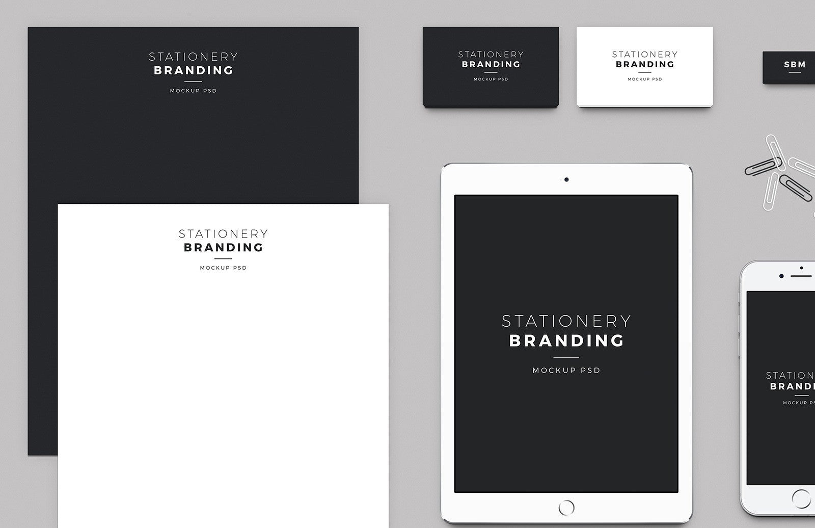 Clean Stationery Branding Pack (Mockup)