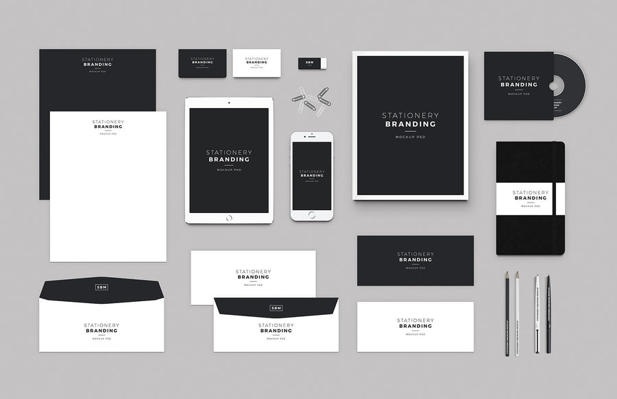 Clean Stationery Branding Pack (Mockup)