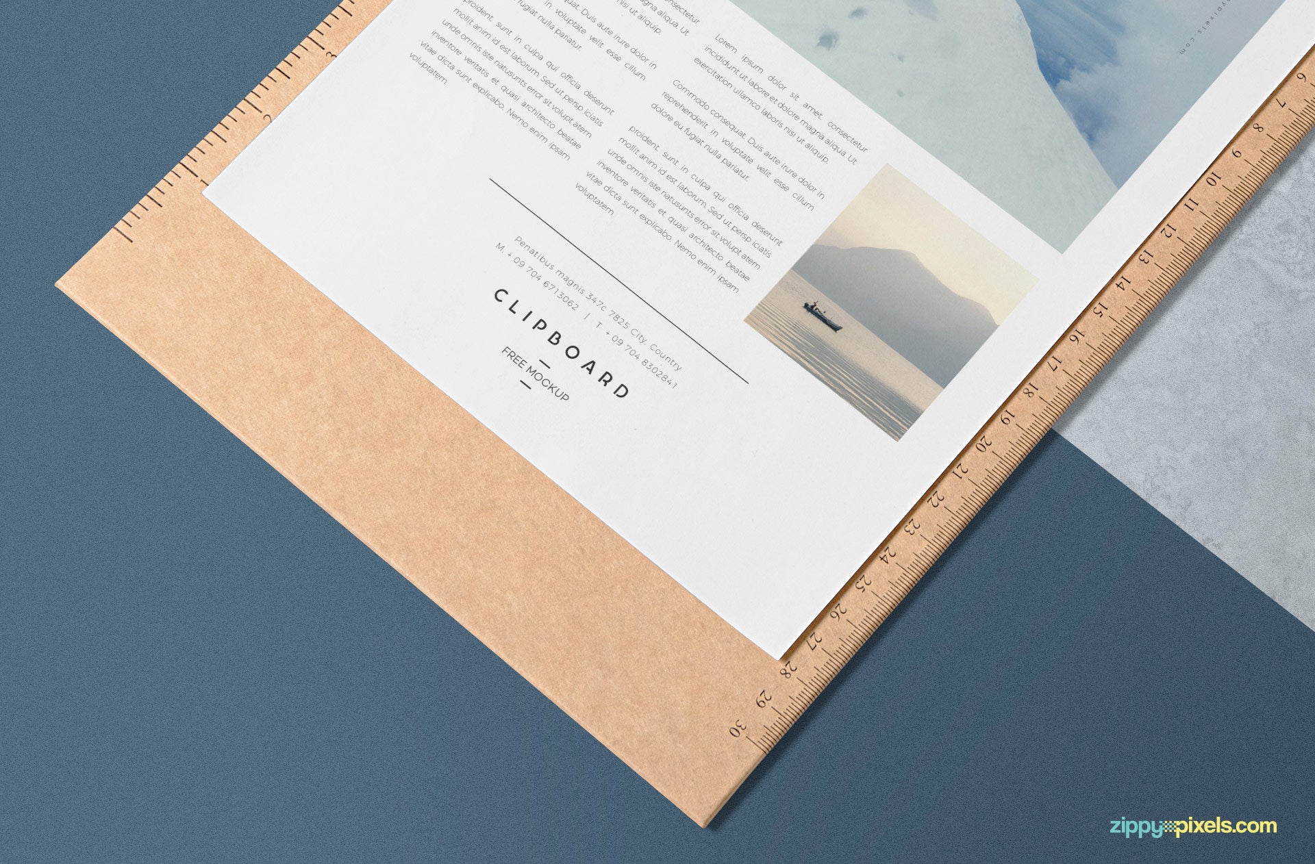 A4 Size Paper Mockup Design