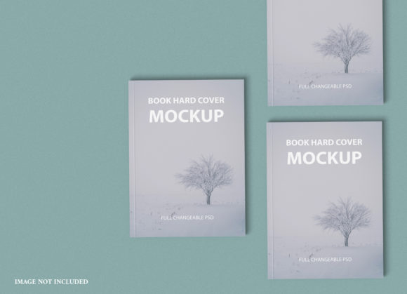 Close Up on Luxury Book Cover Mockup PSD