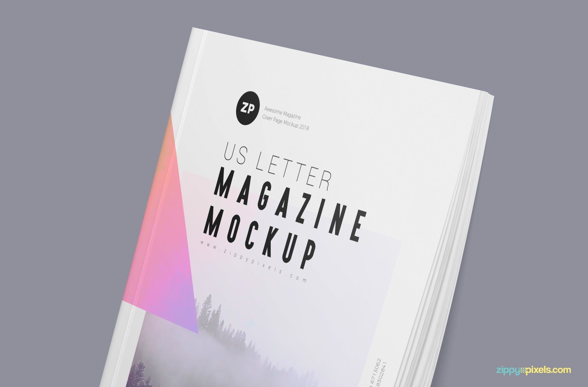 2 US Letter Magazine Mockups