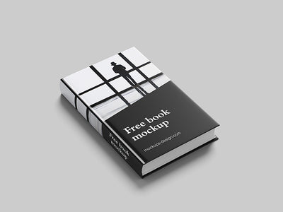 Clean and Thick Novel Book Mockup 6 Shots and Angles