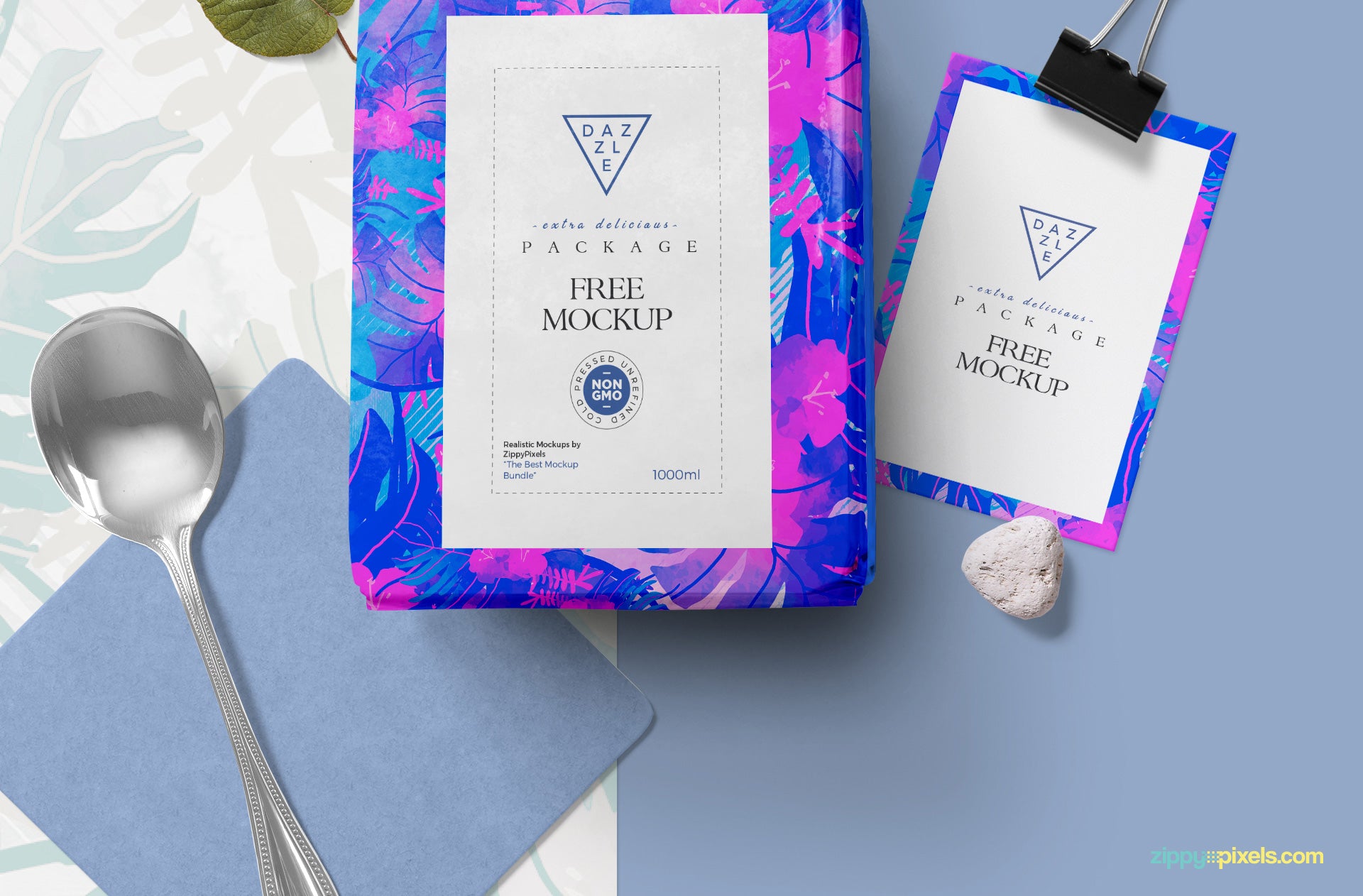 Packaging Pouch Mockup