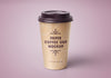 4 x Coffee Cup Mockups Including Various Angles