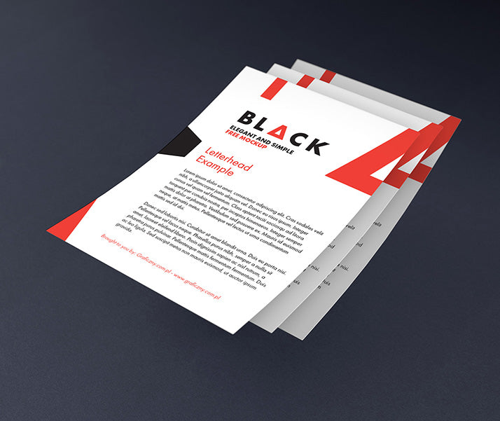 Dark Corporate Identity Mockup with Accessories