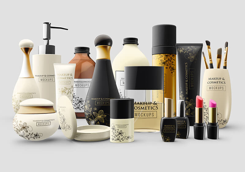 Huge Makeup and Cosmectics Mockups Pack