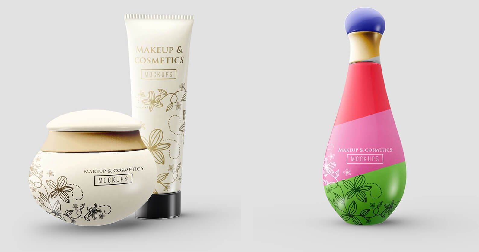 Huge Makeup and Cosmectics Mockups Pack