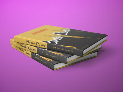 Clean Front and Back Cover Book Mockups