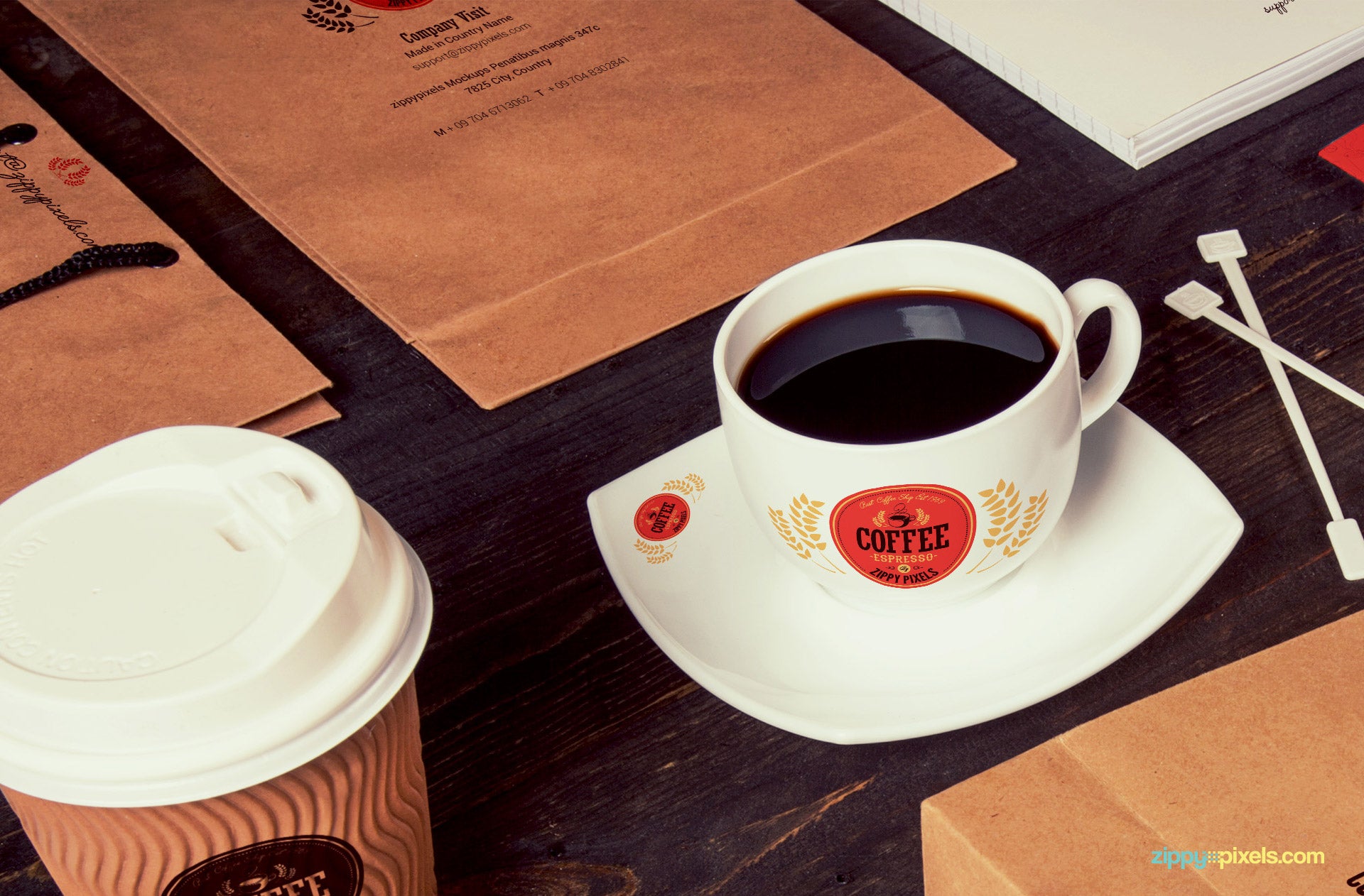 Coffee Branding Mockup