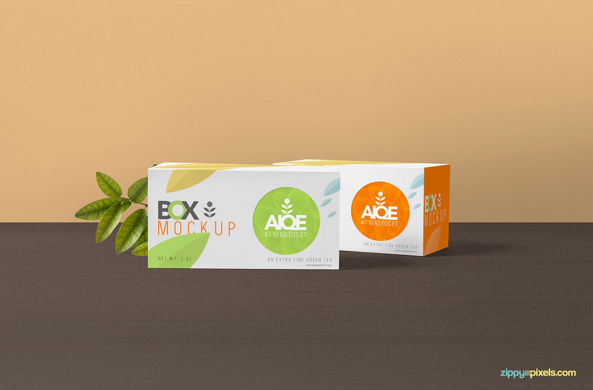 Wonderful Tea Packaging Mockup