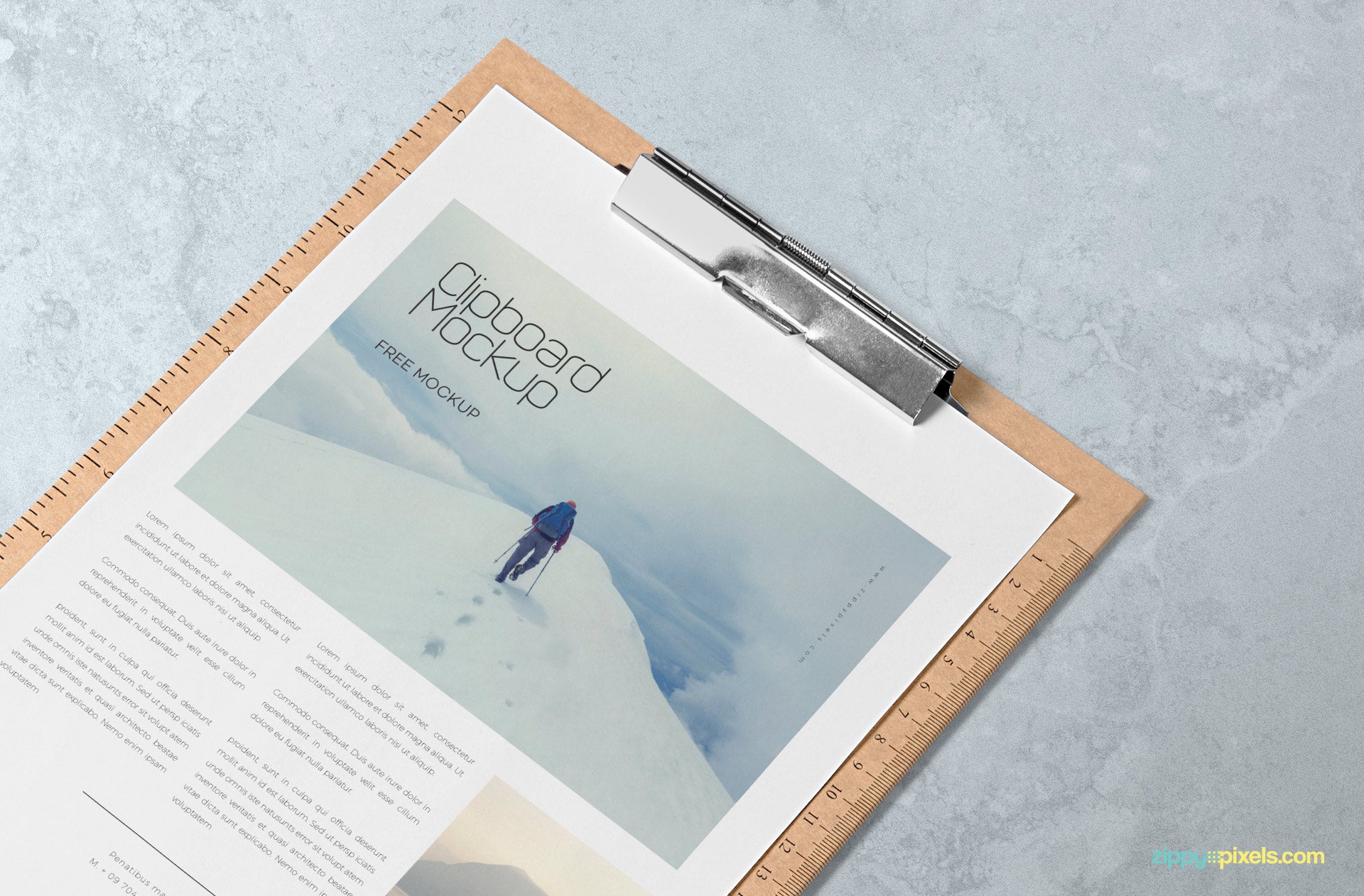 A4 Size Paper Mockup Design