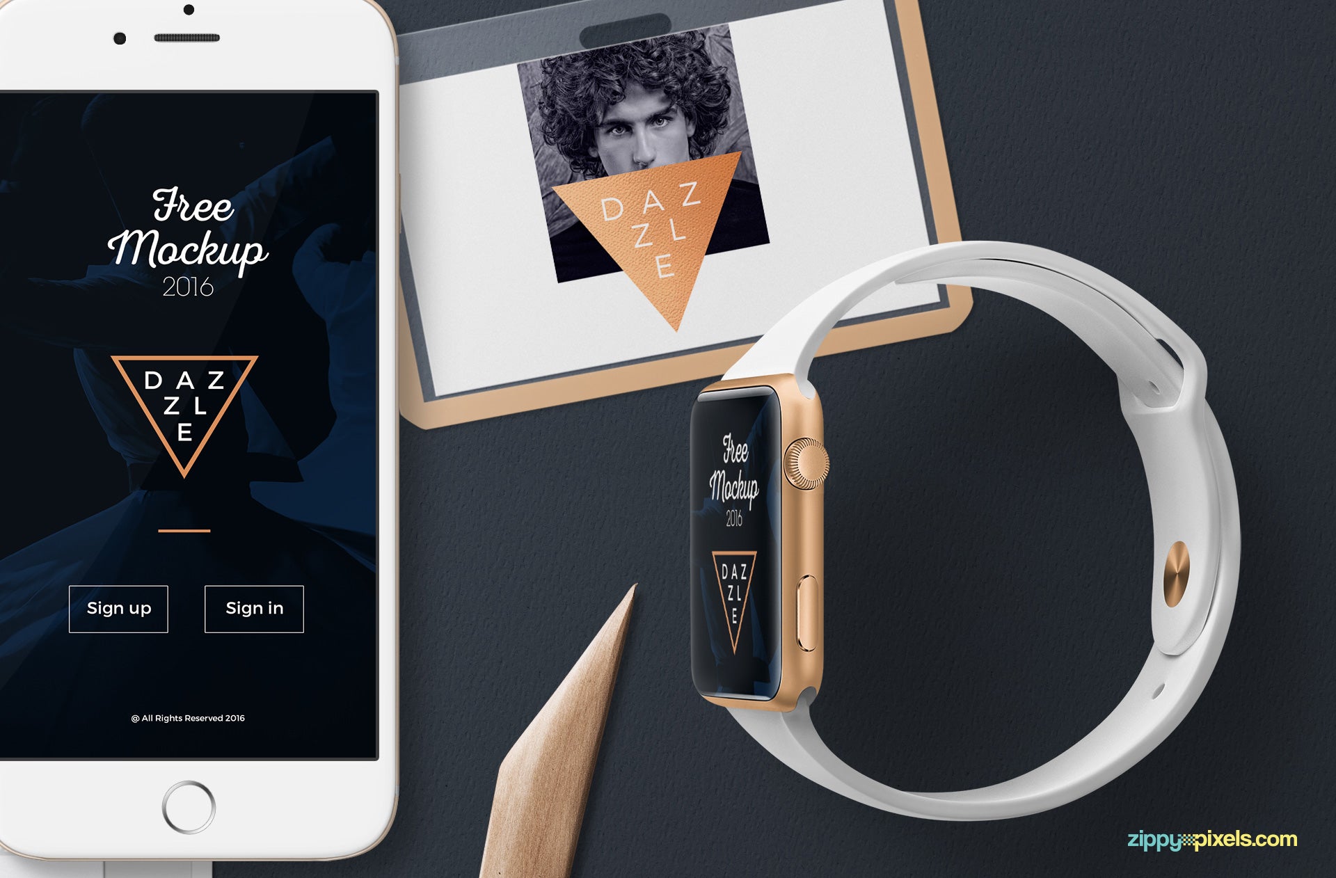 Letterhead Mockup Scene