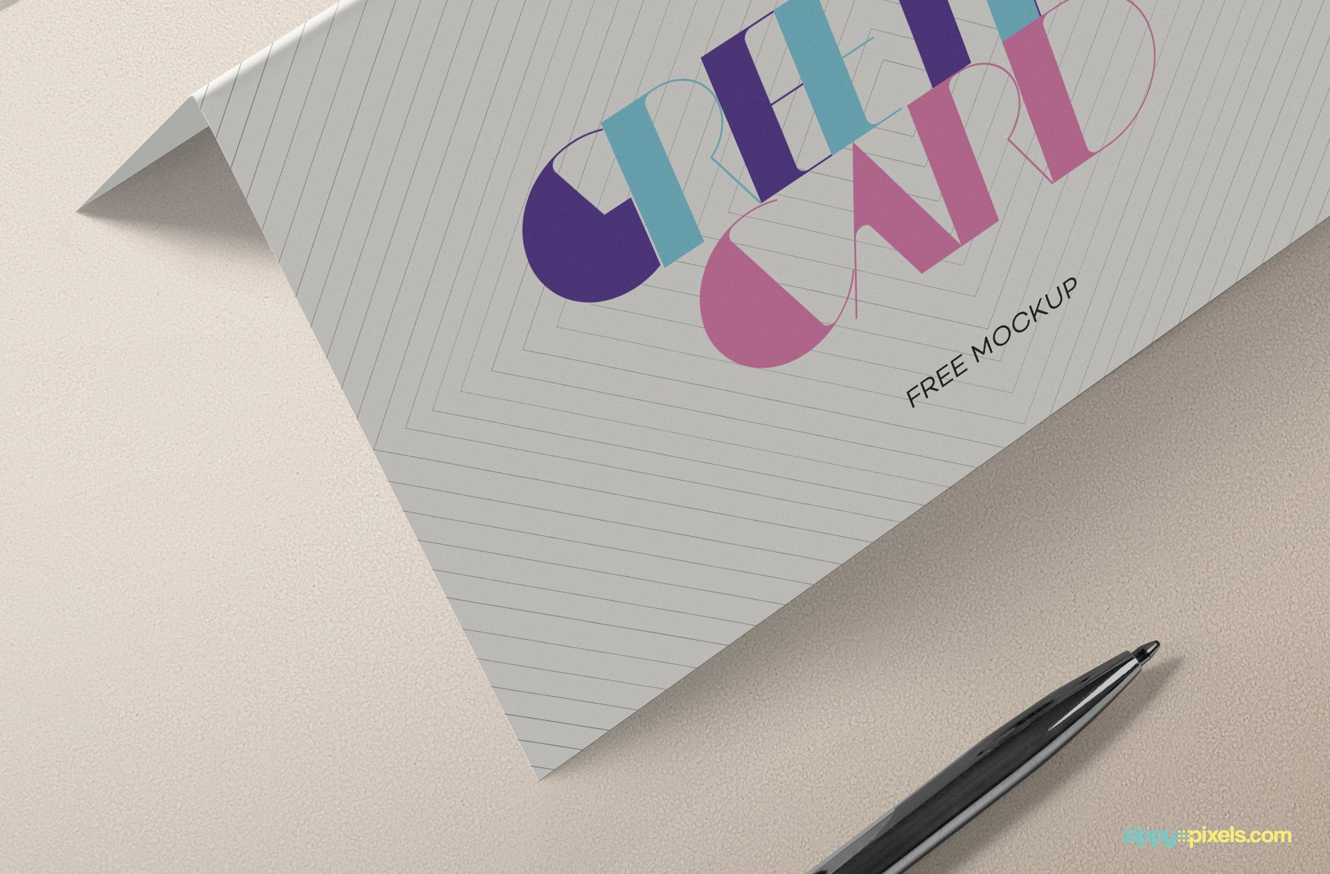 Stylish Invitation Card Mockup