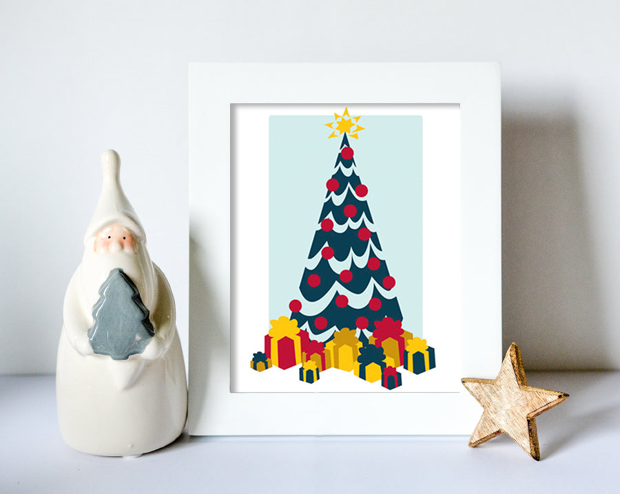 Christmas Frame Decoration Mockup