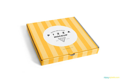 Delicious Pizza Box Mockup