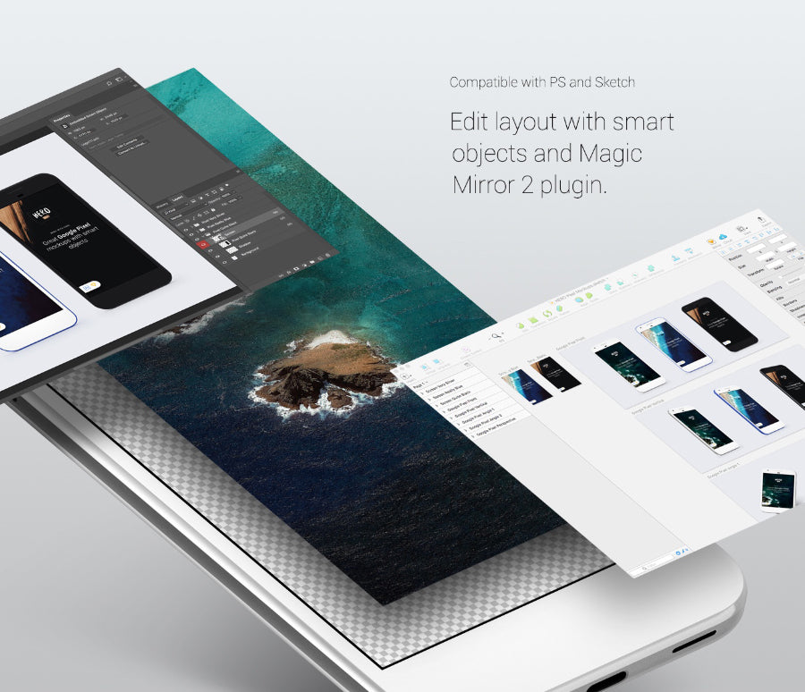 HERO Google Pixel Mockup