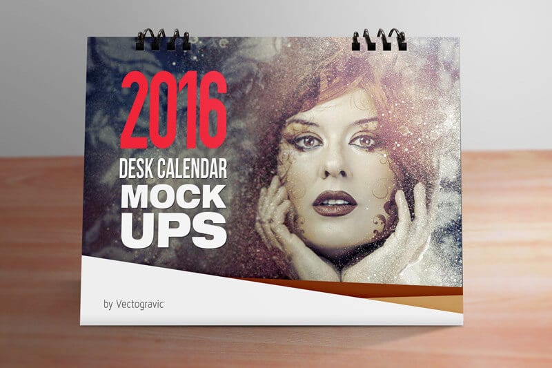 Desk Calendar Mockup