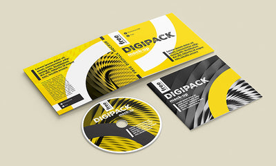 DVD/CD Digital Packaging Mockup