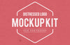 Distressed Logo Mockup Kit (Download)
