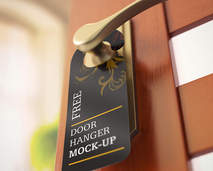 Door Hanger Mockups