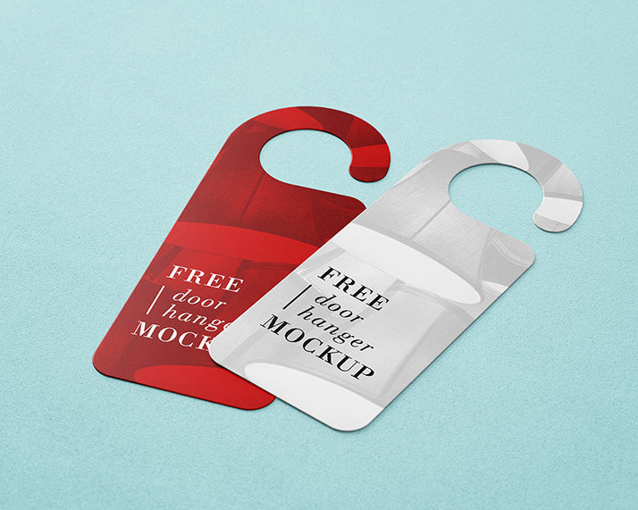 Hotel Door Hanger Mockup