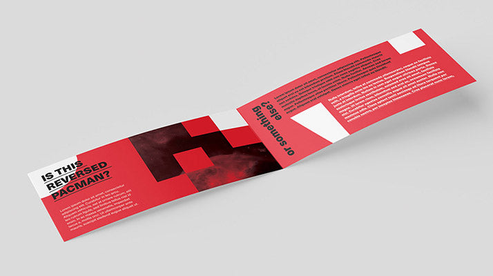 5 x Horizontal DL Leaflet Mockup