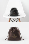 Black Leather Pouch MockUp Fre
