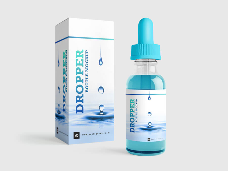 Dropper Bottle Mockup