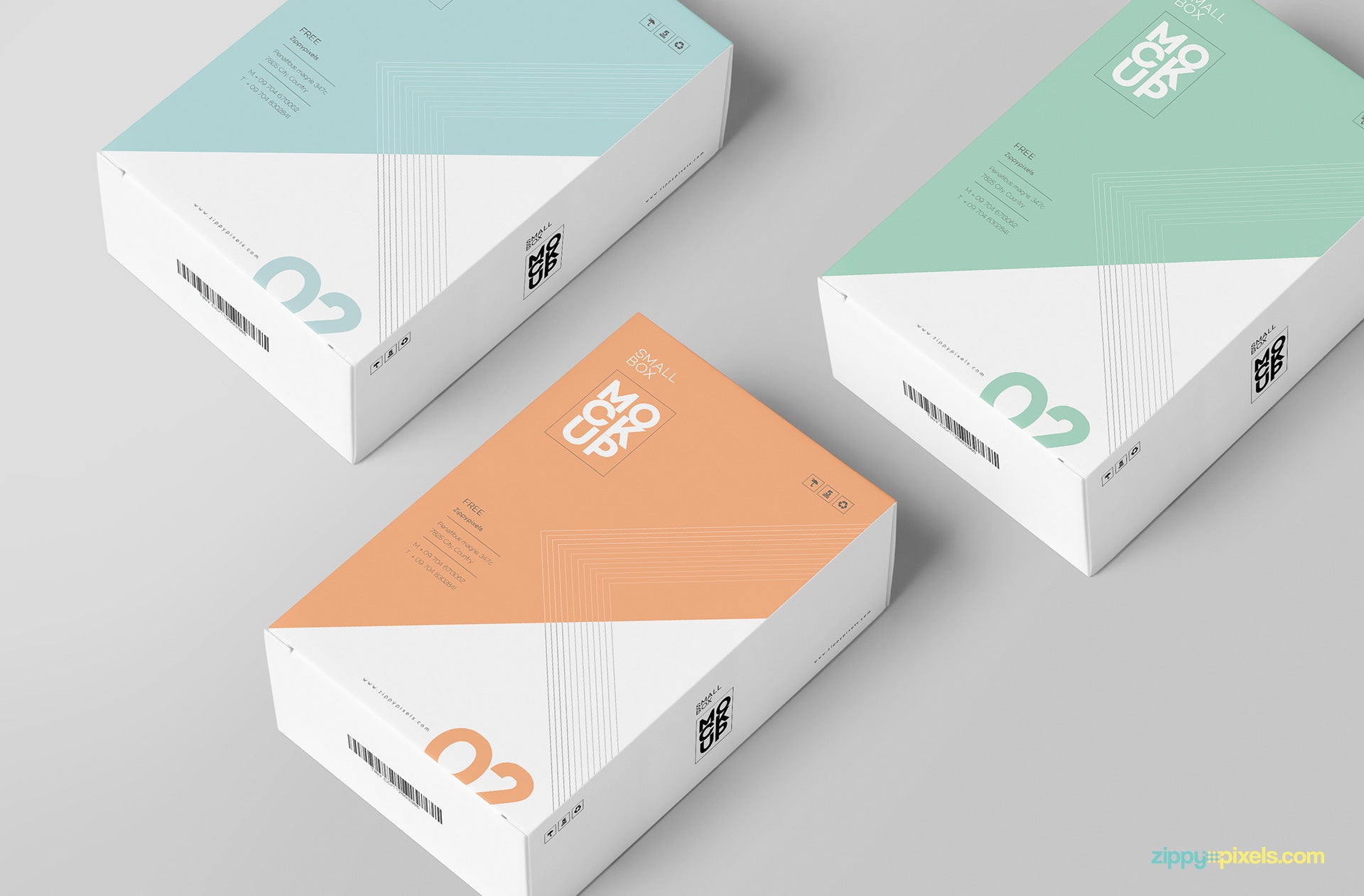 Customizable Card Box Mockup