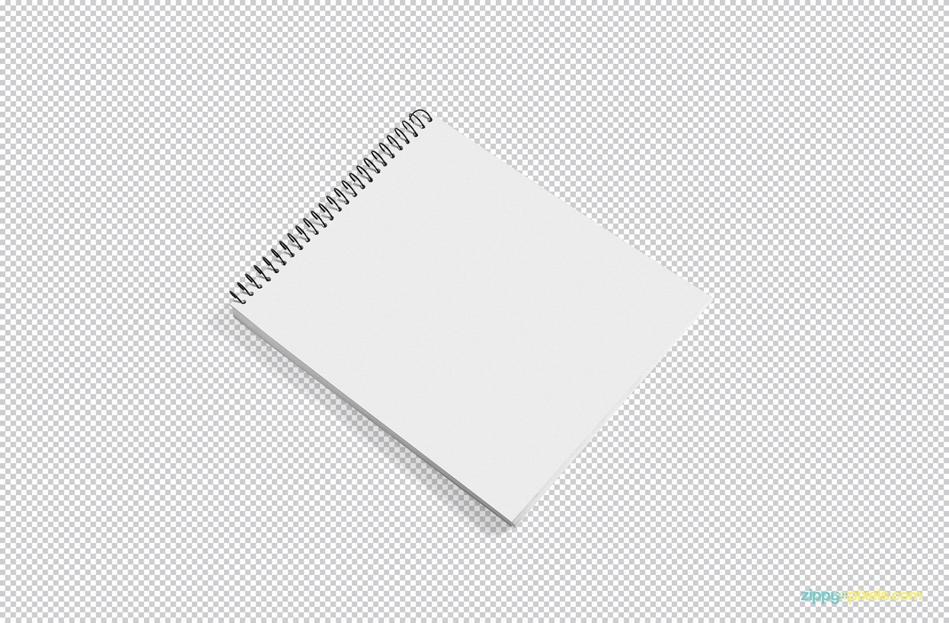 Ringed Notepad Mockup