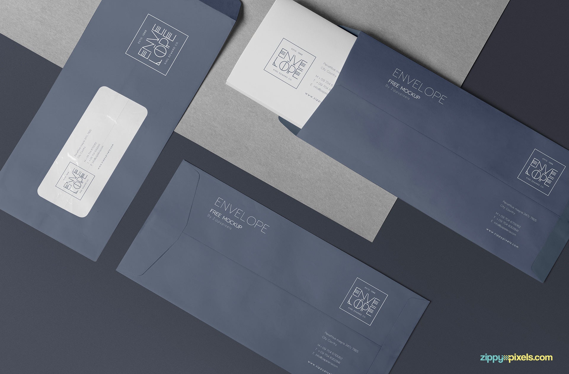 Envelope Mockup PSD