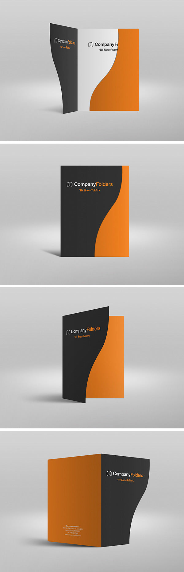 Presentation Folder Brochure MockUp