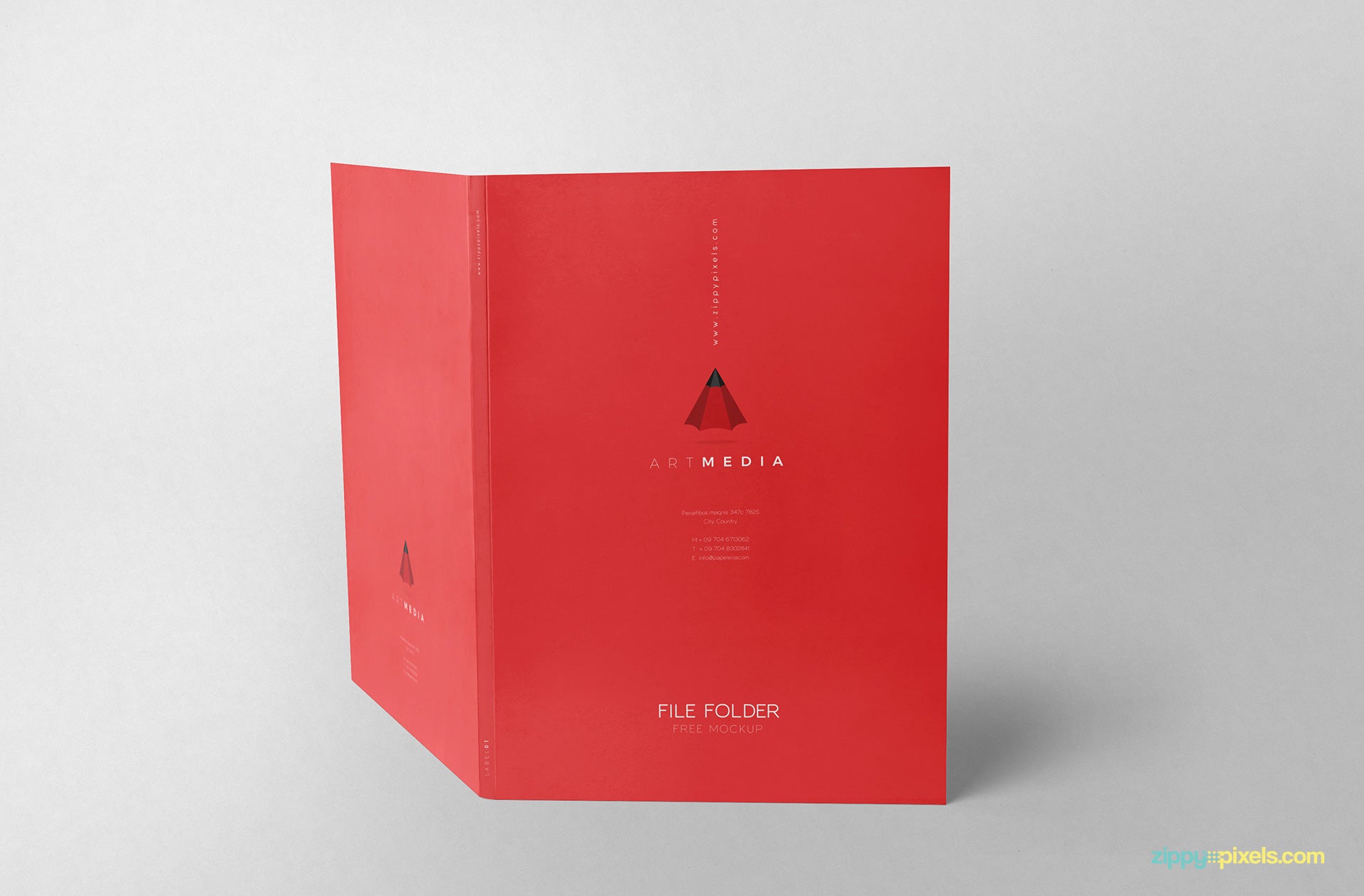 2 Outstanding Folder Mockups