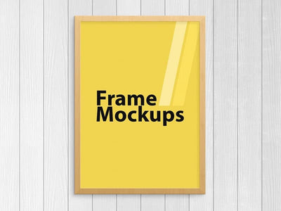 Simple Poster Frame Mockup