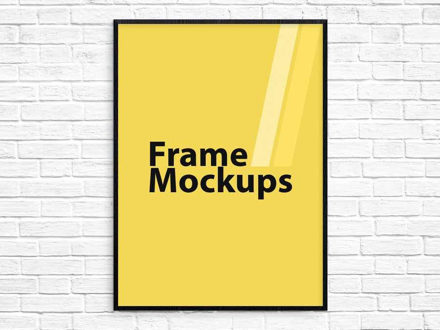 Simple Poster Frame Mockup