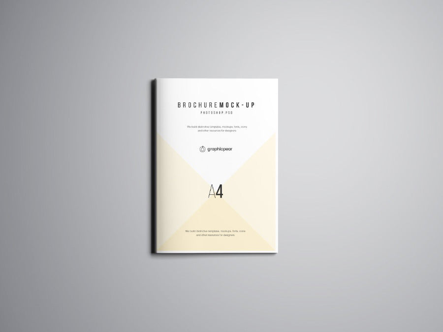 3 x Super Clean Brochure or Magazine Mockup