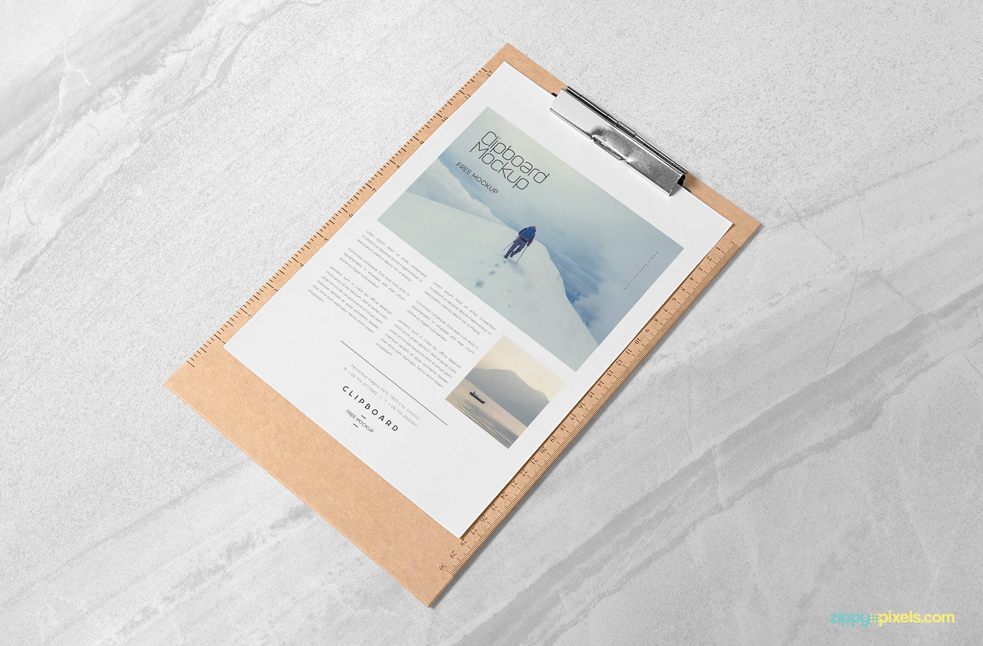 A4 Size Paper Mockup Design